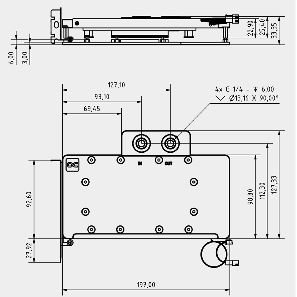 Bloco de refrigeração líquida  - Rtx 4090 Water Block avaliação e preço
