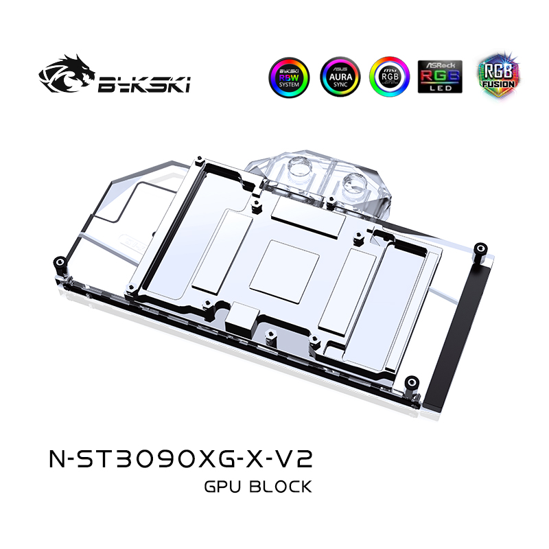 Bykski-Bloco de água de cobre  - Rtx 4090 Water Block avaliação e preço